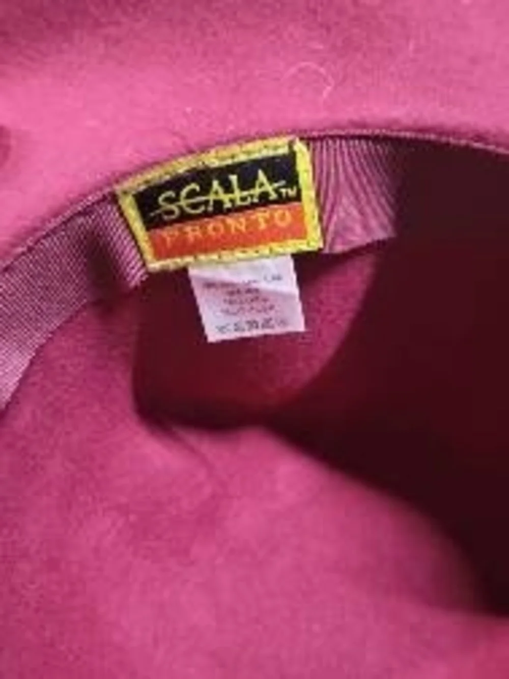 Scala Wide Brim Floppy Hat - Wine